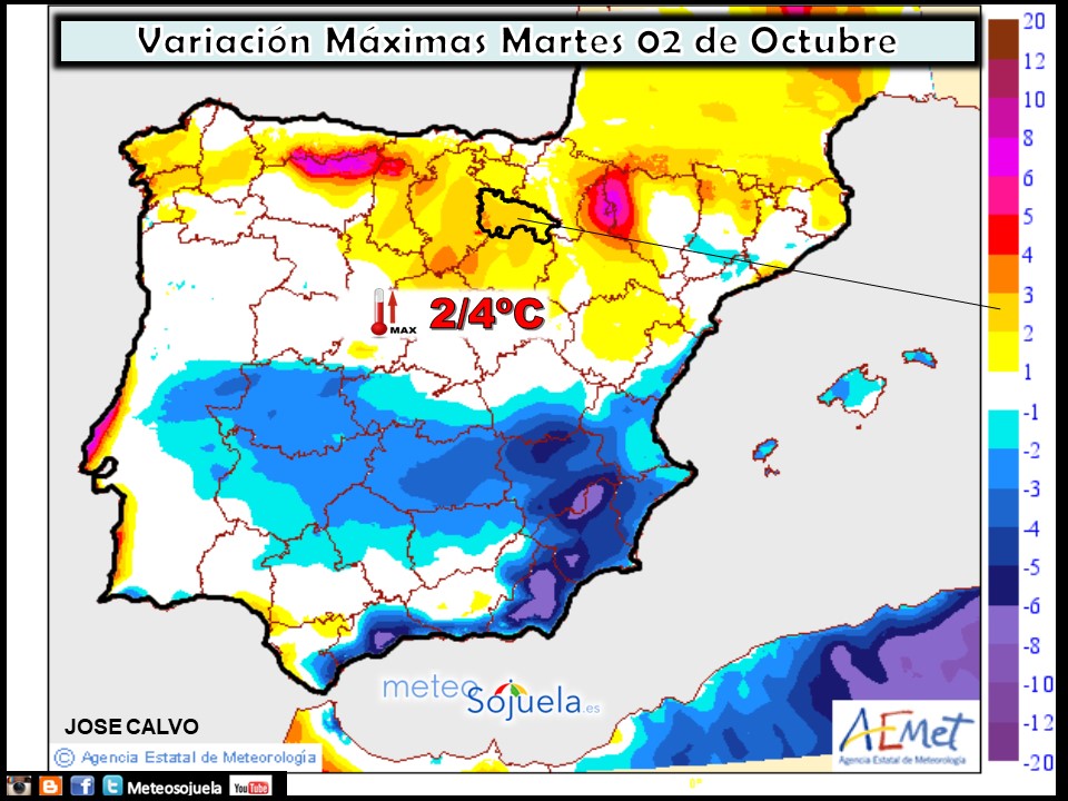 Modelo de precipitacion de AEMET.Meteosojuela