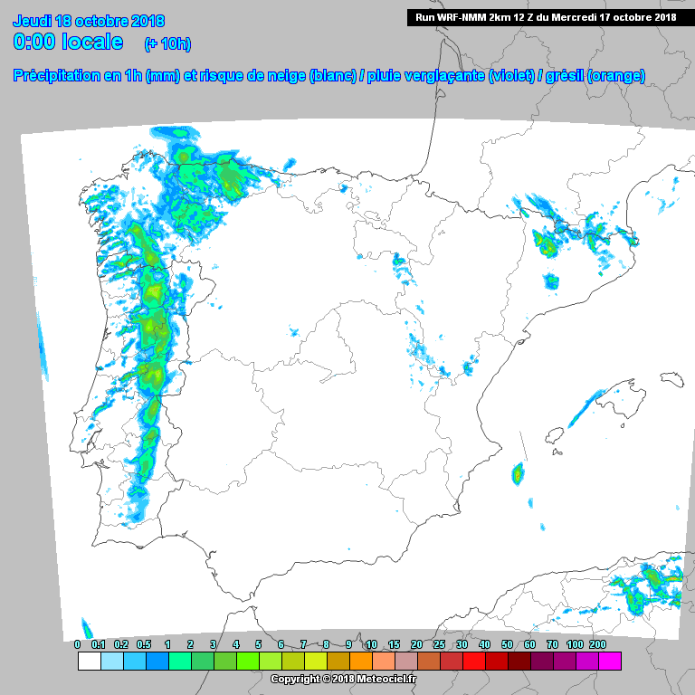 Animación de precipitación.Meteosojuela