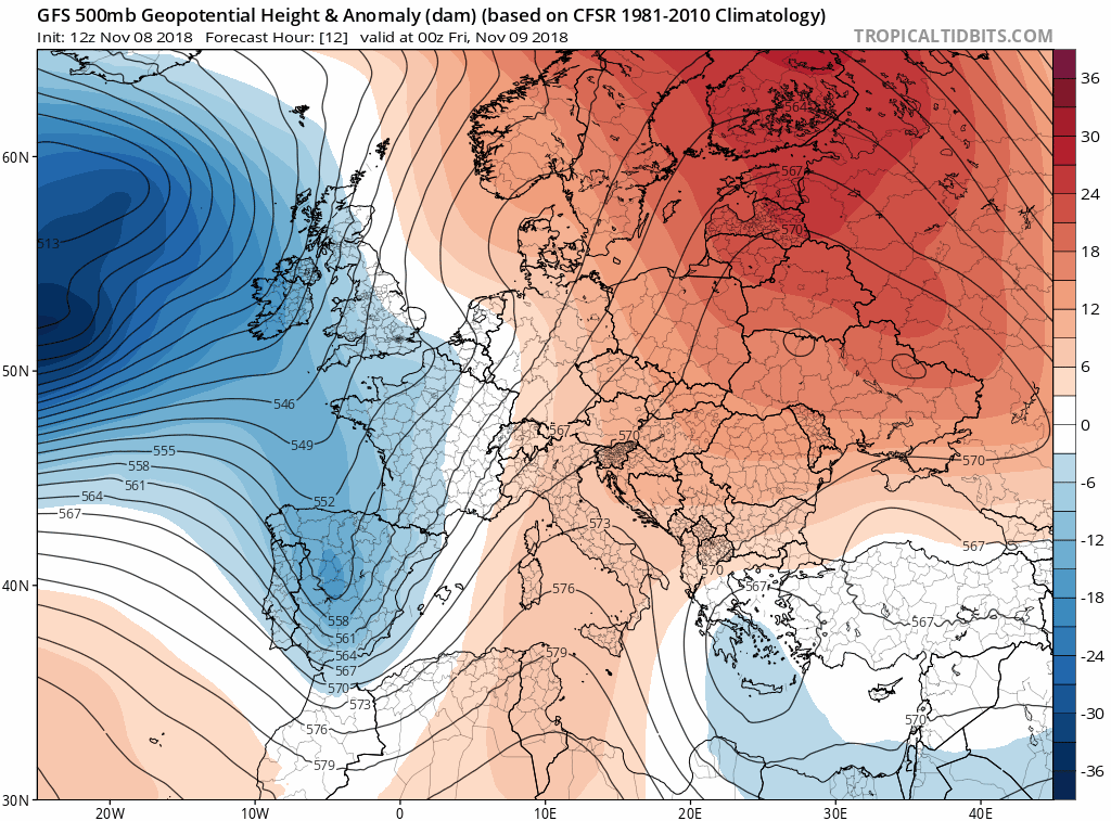 Animación Modelos 500hPa GFS. Meteosojuela