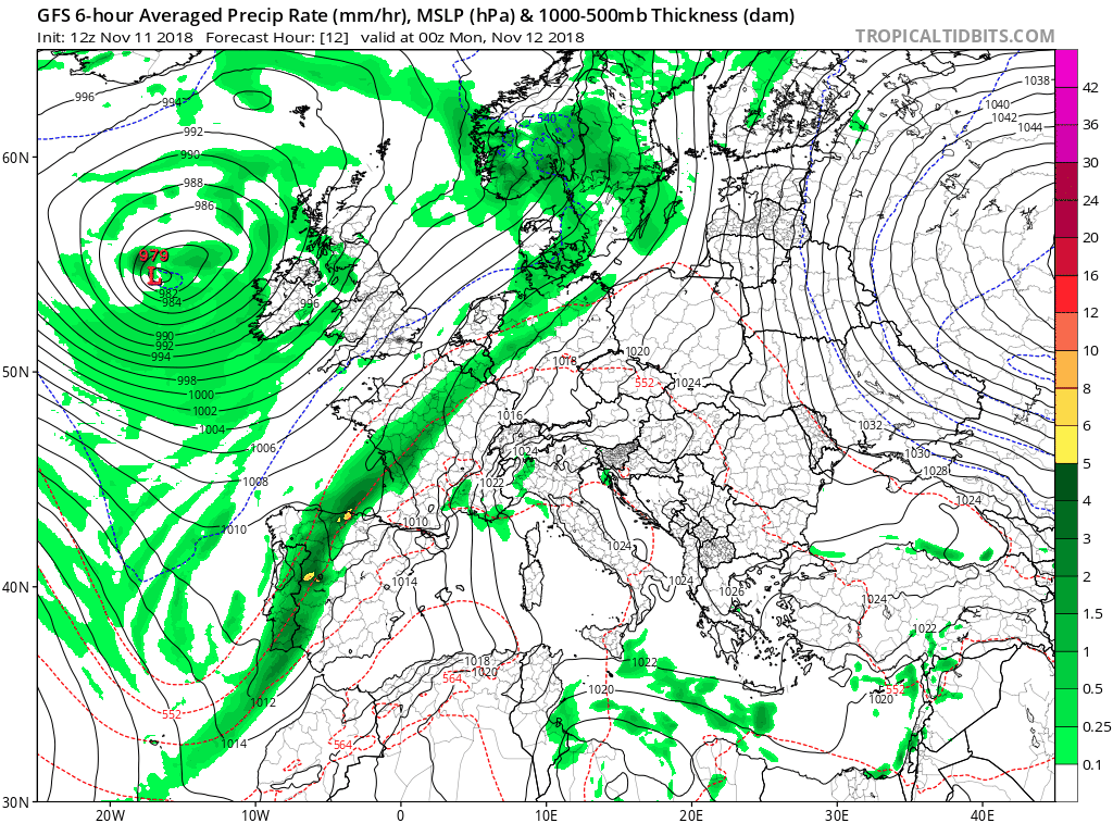 Animación Modelos de Superficie Frentes y Precipitación. Meteosojuela