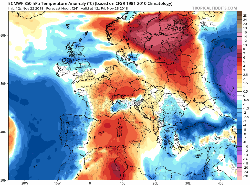 Animación de anomalías de temperaturas.Meteosojuela