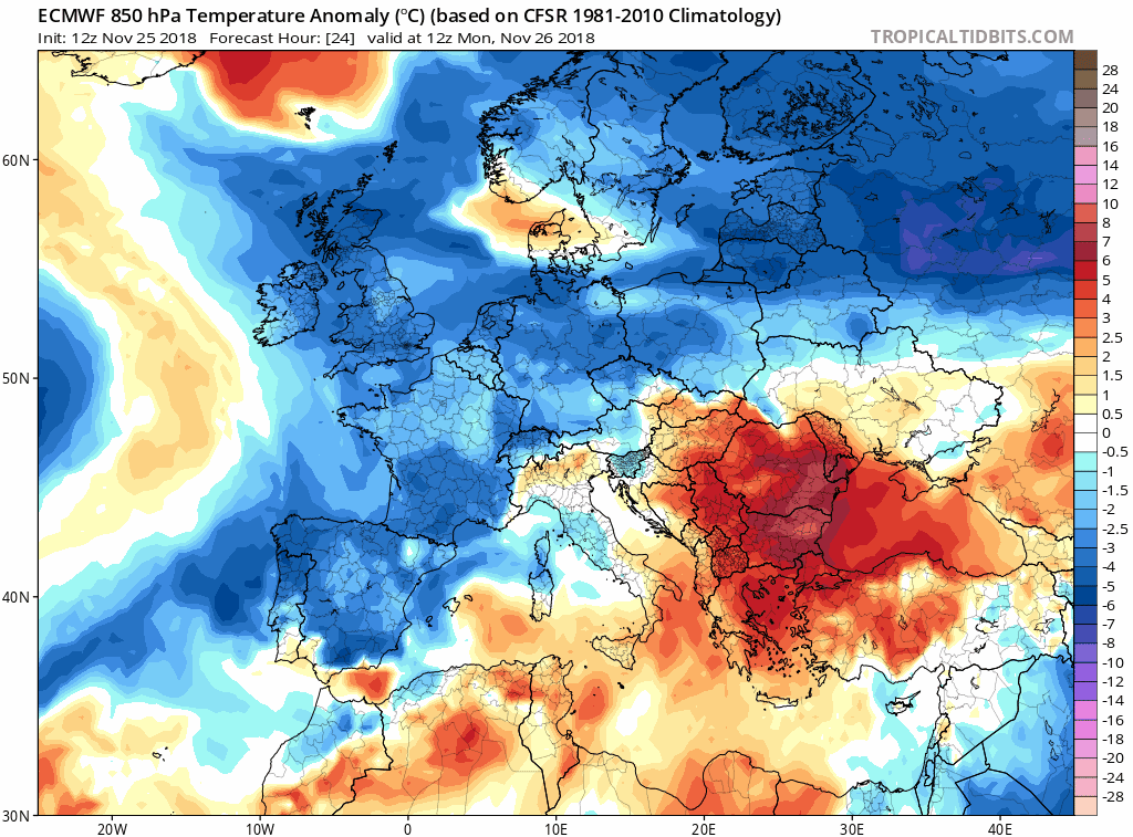 Animación de anomalías de temperaturas.Meteosojuela