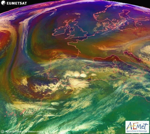 Animación masas de aire. Meteosojuela La Rioja 20112018
