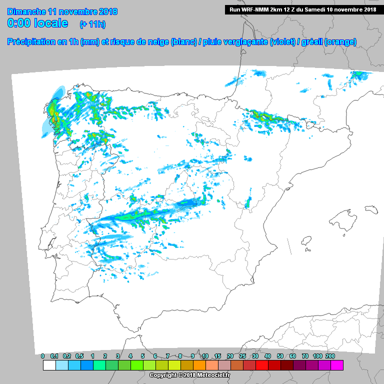 Animación precipitación modelo Arome. Meteosojuela