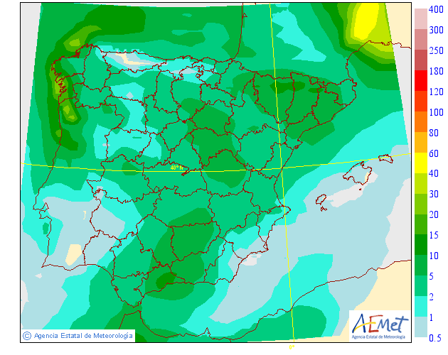 Precipitación Media AEMET. Meteosojuela.23
