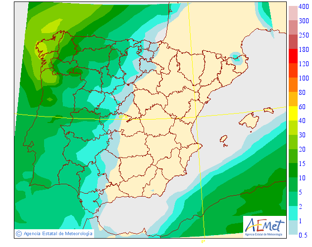 Precipitación Media AEMET. Meteosojuela.24