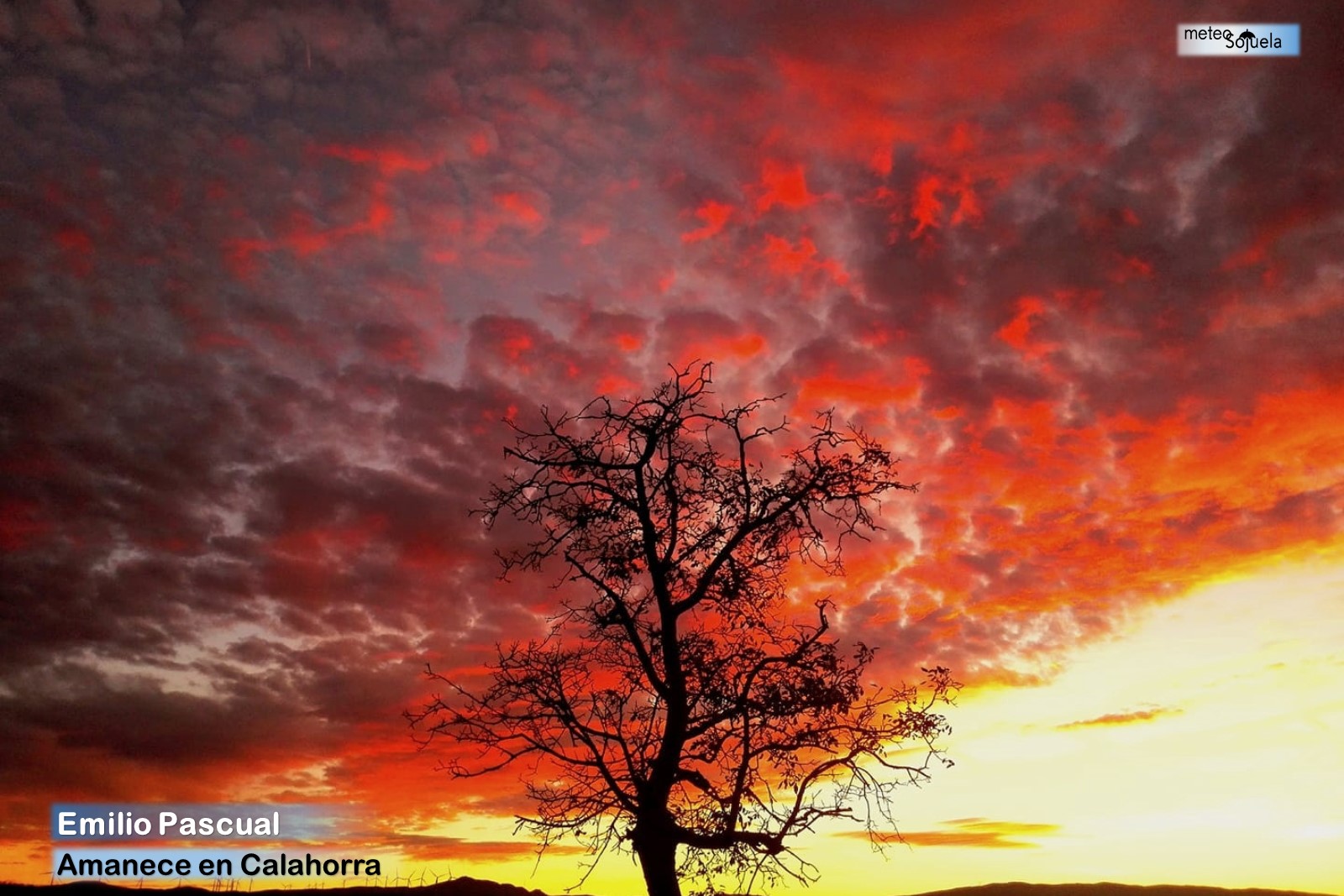 Amanece en Calahorra. Emilio. Meteosojuela