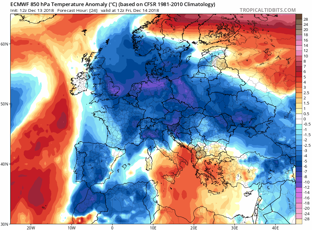 Animación de anomalías de temperaturas.Meteosojuela