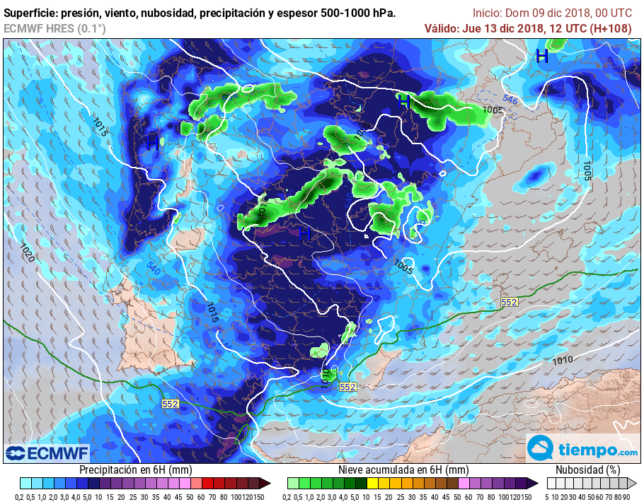 Frente ecmwf Meteosojuela Jose Calvo