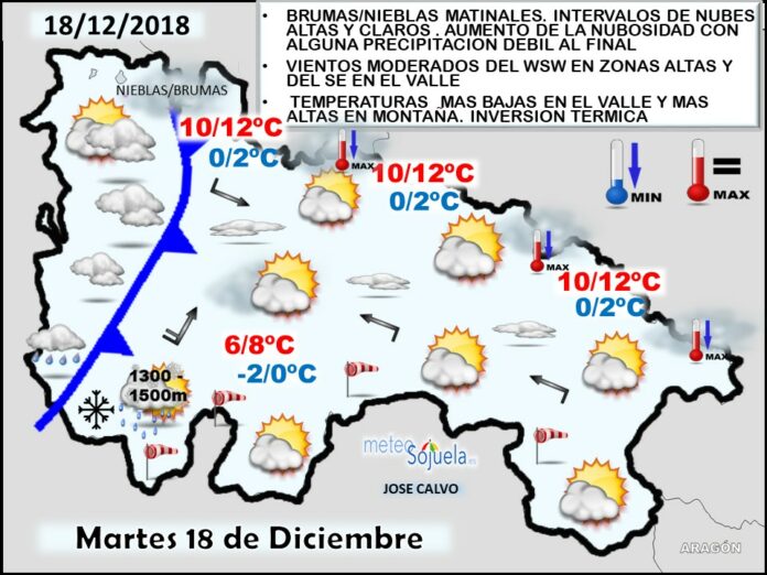 Mapa tiempo La Rioja. Meteosojuela Mapa tiempo La Rioja. Meteosojuela