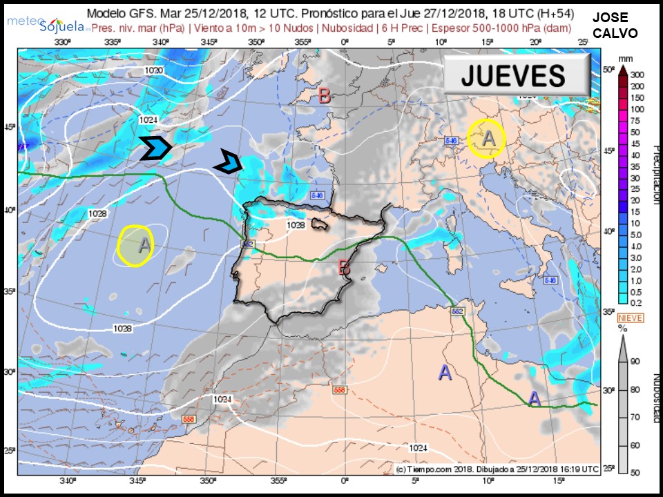 Modelo Centros de Presión Meteosojuela La Rioja Jose Calvo 2