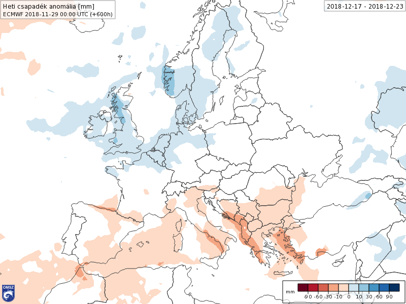Modelos Anomalías de Precipitación ECMWF. Meteosojuela La Rioja