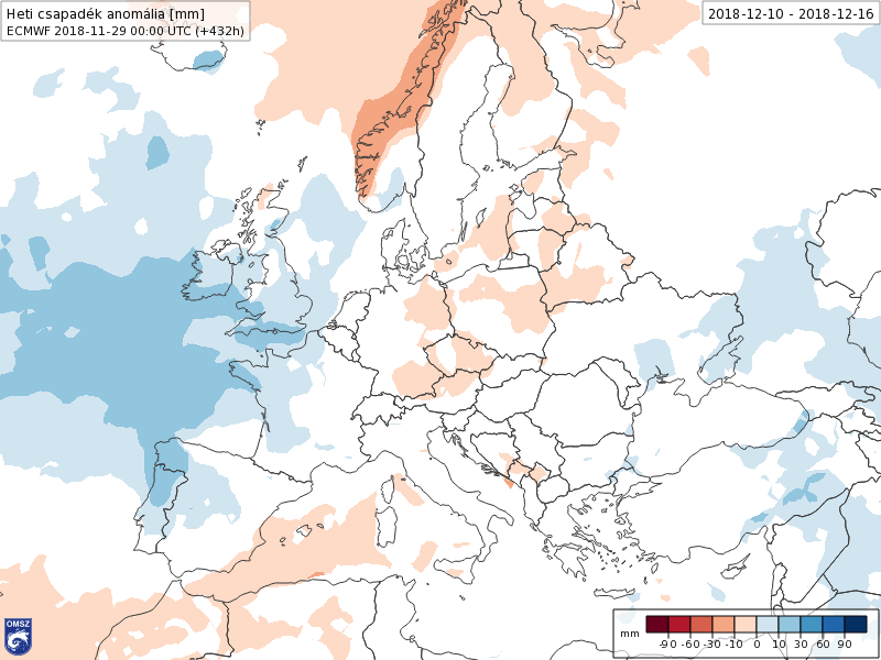 Modelos Anomalías de Precipitación ECWF. Meteosojuela La Rioja