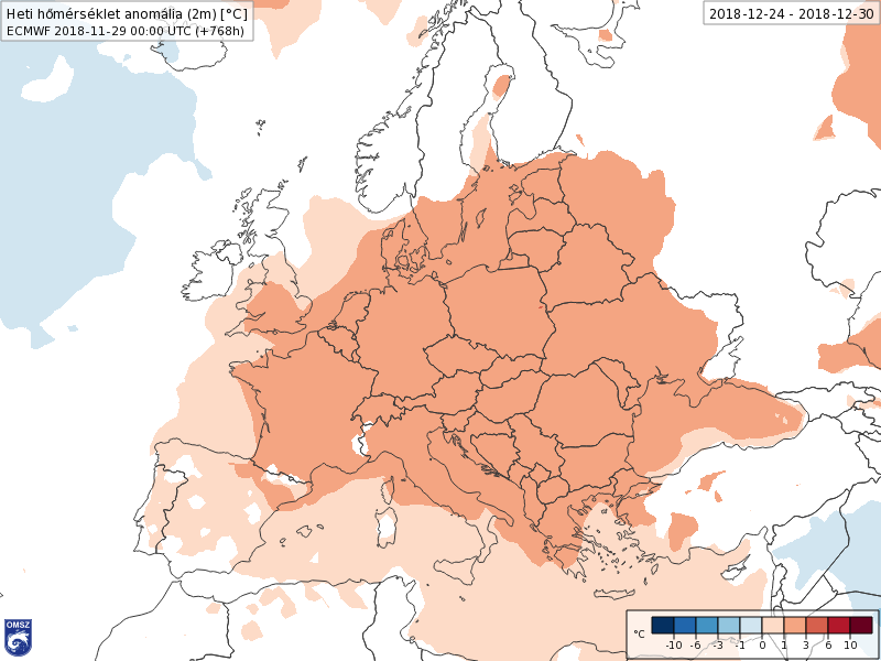 Modelos Anomalías de Temperatura ECMWF. Meteosojuela La Rioja