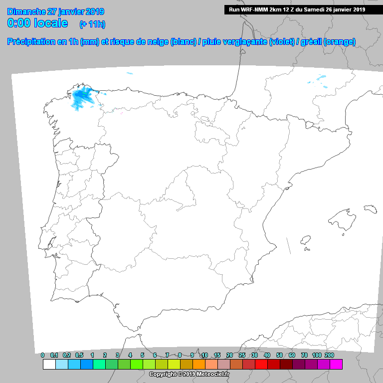 Animación Modelo de precipitación WRF