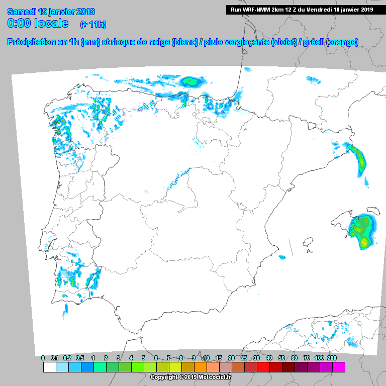 Animación Modelo de precipitación WRF