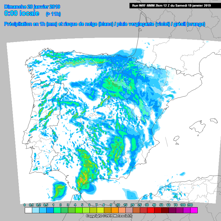 Animación Modelo de precipitación WRF