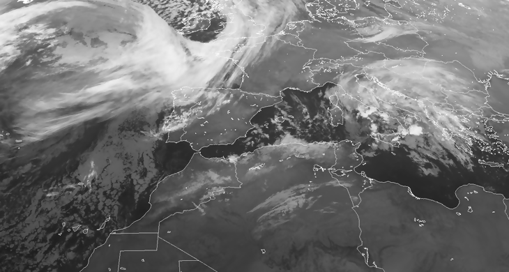 Animación imágenes de satélite 2301 Frentes atlánticos. Meteosojuela La Rioja