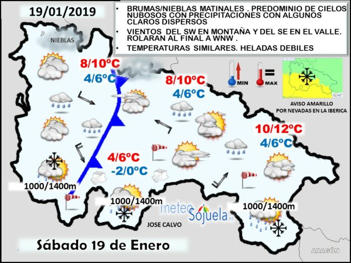 Mapa tiempo La Rioja. Meteosojuela Mapa tiempo La Rioja. Meteosojuela