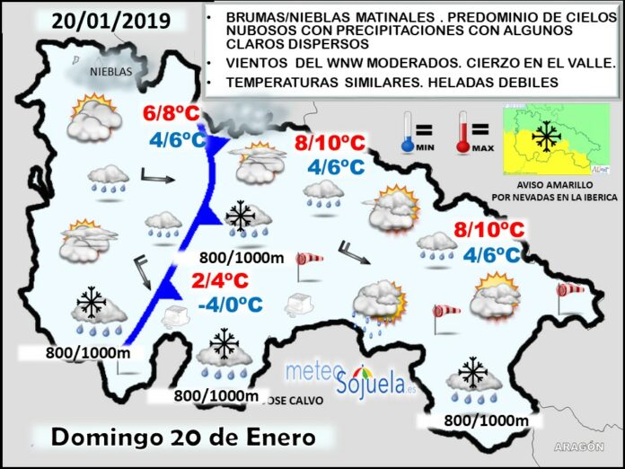 Mapa tiempo La Rioja. Meteosojuela Mapa tiempo La Rioja. Meteosojuela