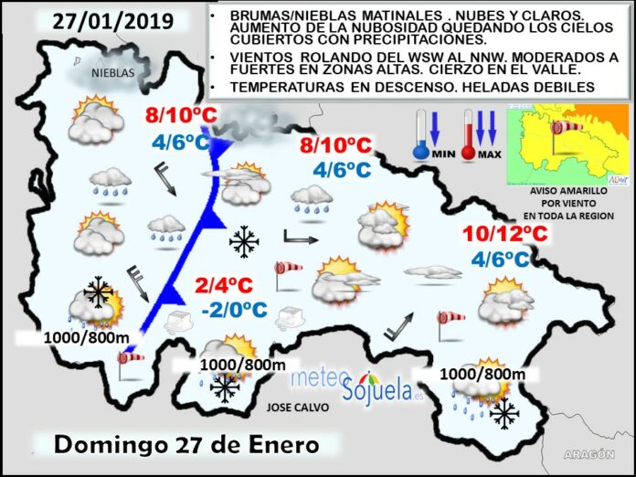 Mapa tiempo La Rioja. Meteosojuela Mapa tiempo La Rioja. Meteosojuela