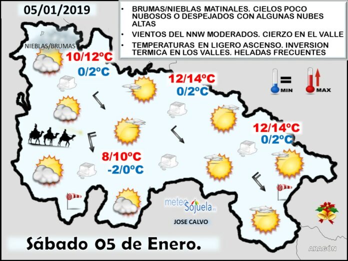 Mapa tiempo La Rioja. Meteosojuela Mapa tiempo La Rioja. Meteosojuela