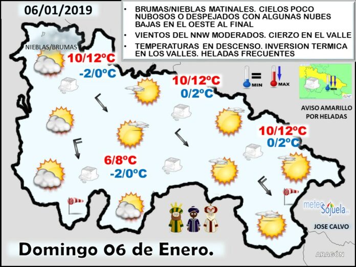 Mapa tiempo La Rioja. Meteosojuela Mapa tiempo La Rioja. Meteosojuela