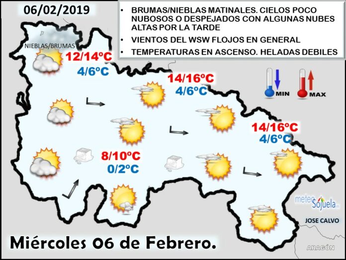 Mapa tiempo La Rioja. Meteosojuela Mapa tiempo La Rioja. Meteosojuela