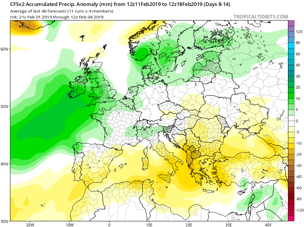 Modelos de Precipitación semanales GFS 2S Jose Calvo. Meteosojuela La Rioja.