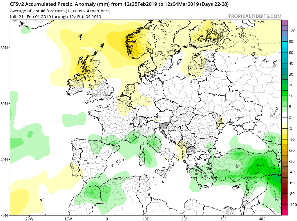 Modelos de Precipitación semanales GFS 4s Jose Calvo. Meteosojuela La Rioja.
