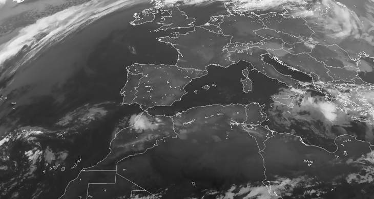 Animación imágenes de satélite Altas presiones. Meteosojuela La Rioja