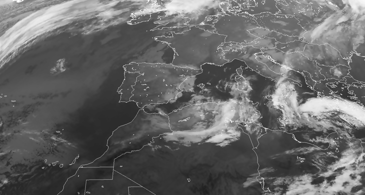 Animación imágenes de satélite Altas presiones Meteosojuela La Rioja