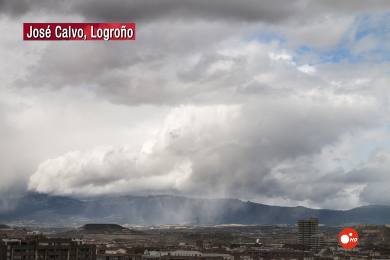 Cortinas de precipitación . El tiempo de Cuatro. Meteosojuela. 0804