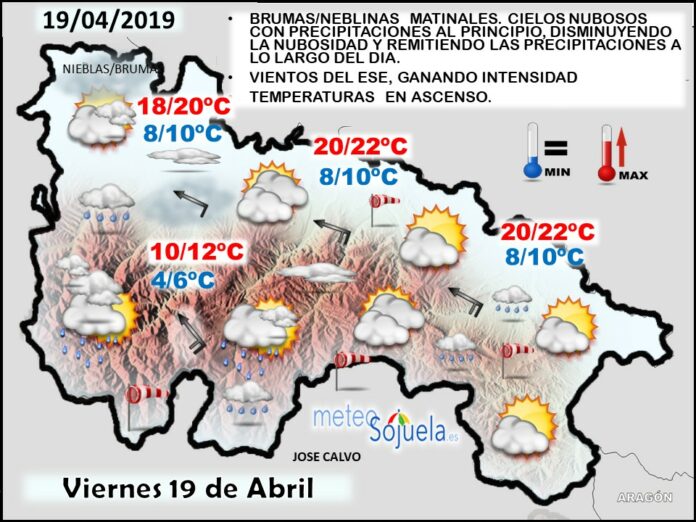 Mapa tiempo La Rioja. Meteosojuela Mapa tiempo La Rioja. Meteosojuela