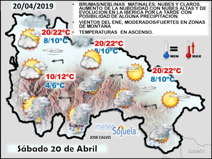 Mapa tiempo La Rioja. Meteosojuela Mapa tiempo La Rioja. Meteosojuela