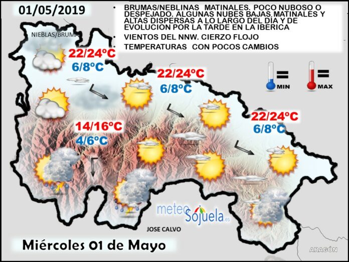 Mapa tiempo La Rioja. Meteosojuela Mapa tiempo La Rioja. Meteosojuela