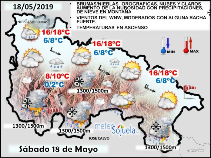 Mapa tiempo La Rioja. Meteosojuela Mapa tiempo La Rioja. Meteosojuela