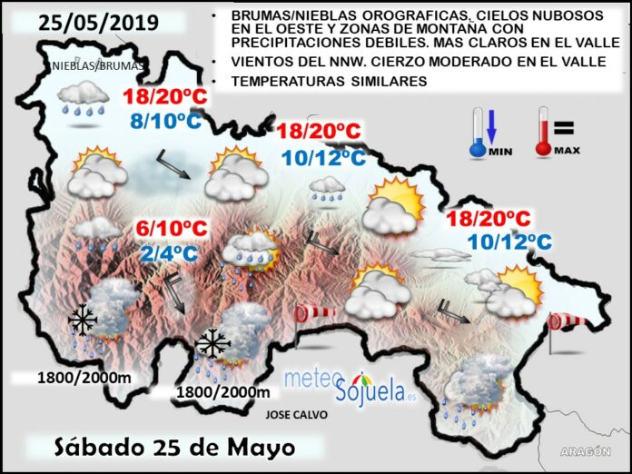 Mapa tiempo La Rioja. Meteosojuela Mapa tiempo La Rioja. Meteosojuela