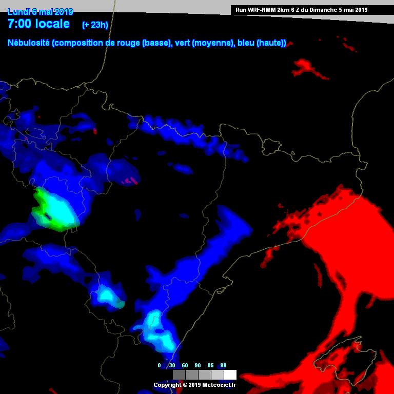 Nubosidad Lunes. Harmonie. Meteosojuela
