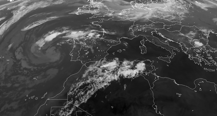 Animación imágenes de satélite. Tormentas . Meteosojuela La Rioja