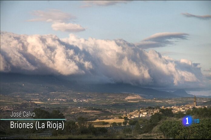 Barra de cierzo. El Tiempo de TVE1 Briones. Meteosojuela Barra de cierzo. El Tiempo de TVE1 Briones. Meteosojuela