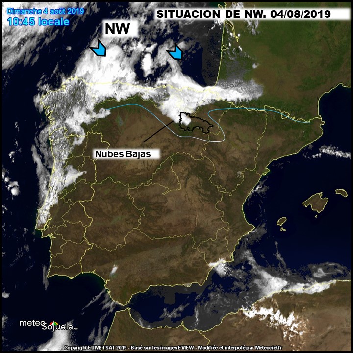 Imagen Satélite nubes de retencion Meteosojuela.es