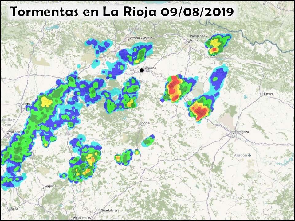Tormentas en La Rioja. Meteosojuela