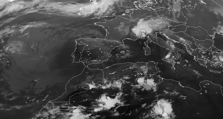 Animación imágenes de satélite. Anticiclón . Meteosojuela La Rioja