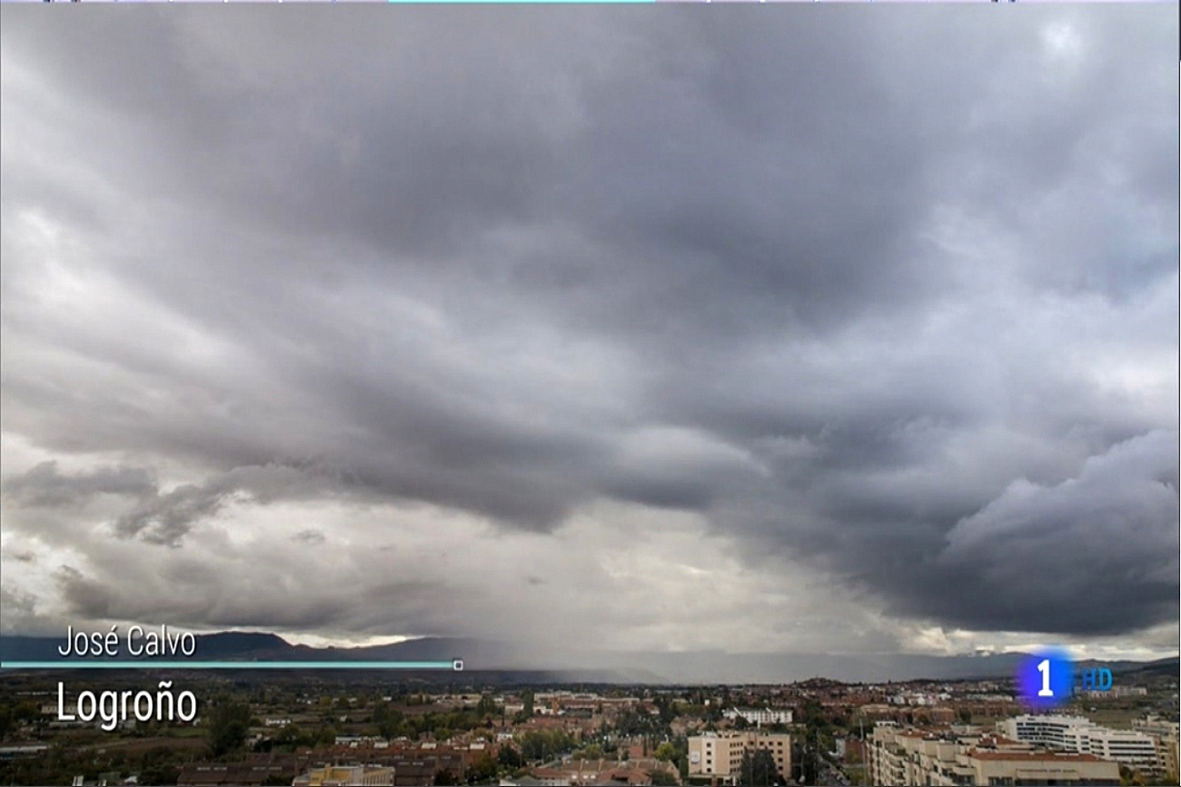 Chubascos. El Tiempo de TVE1. Meteosojuela
