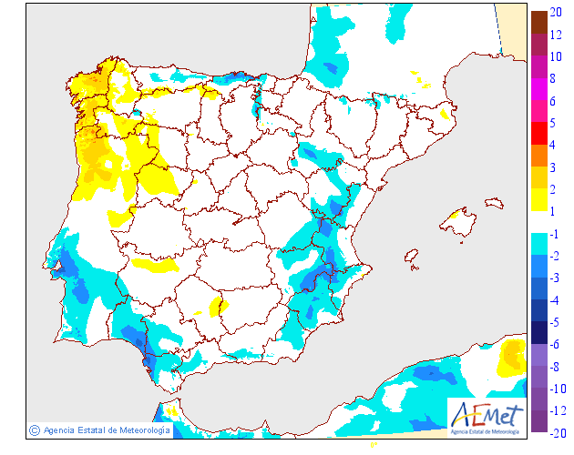 Variación de temperaturas máximas AEMET. 27 Meteosojuela