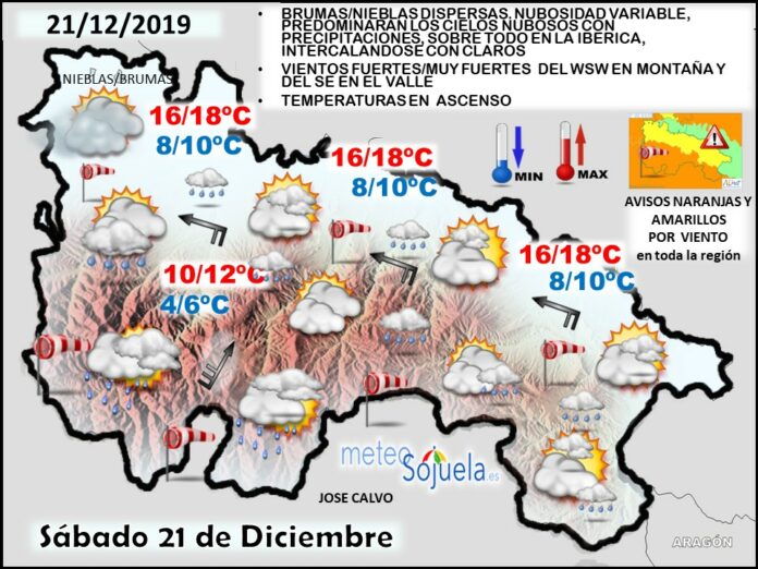Mapa tiempo La Rioja. Meteosojuela Mapa tiempo La Rioja. Meteosojuela