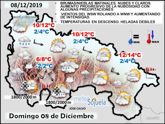 Mapa tiempo La Rioja. Meteosojuela Mapa tiempo La Rioja. Meteosojuela