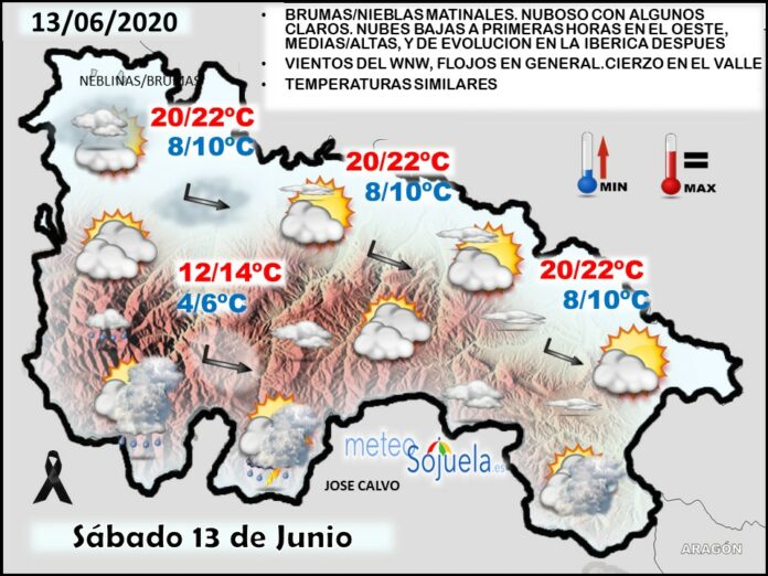 Mapa tiempo La Rioja. Meteosojuela Mapa tiempo La Rioja. Meteosojuela