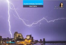 Imágenes en espacios del tiempo de televisión. Mes de Agosto 2020 Tormenta Castro. Tiempo A3 1008 Meteosojuela